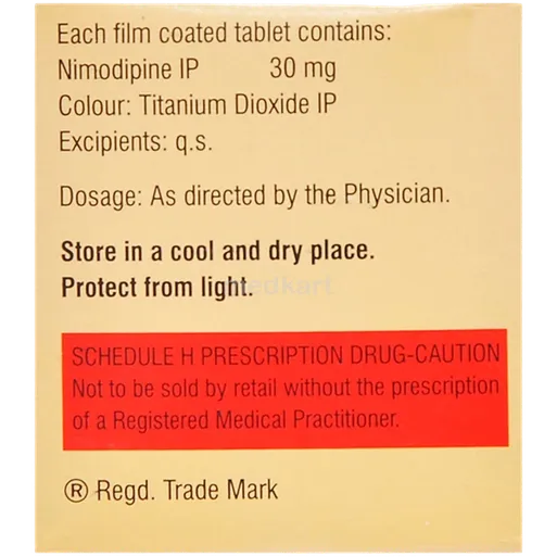 nimodip tablet 10's
